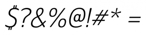 Solitas Normal Light Italic Font OTHER CHARS