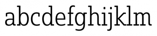 Solitas Slab Condensed Light Font LOWERCASE