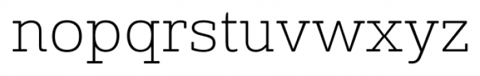 Solitas Slab Extended Thin Font LOWERCASE