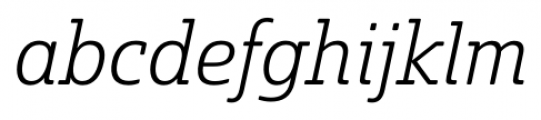 Solitas Slab Light Italic FONT