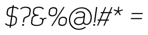 SomaSlab Medium Slanted Font OTHER CHARS