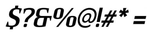 Sommet Serif Black Italic Font OTHER CHARS