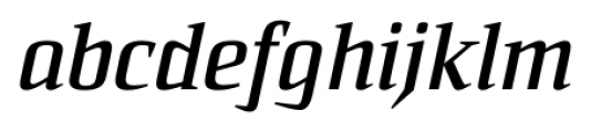 Sommet Serif Bold Italic Font LOWERCASE