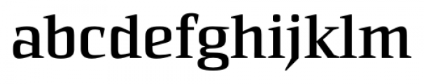 Sommet Serif Bold Font LOWERCASE