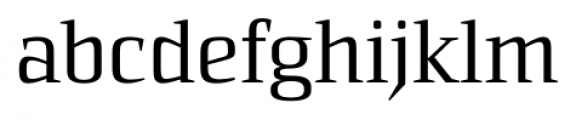 Sommet Serif Regular Font LOWERCASE