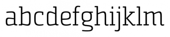 Sommet Slab Rounded Light Font LOWERCASE