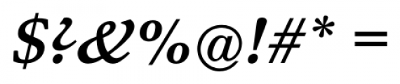 Sondrio Bold Italic Font OTHER CHARS