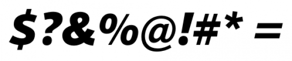 Sonus ExtraBold Italic Font OTHER CHARS
