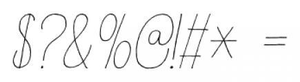 Souplesse Italic Font OTHER CHARS