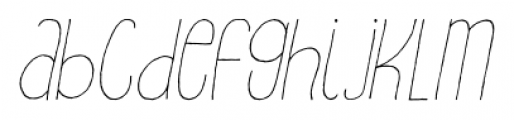 Souplesse Italic Font LOWERCASE