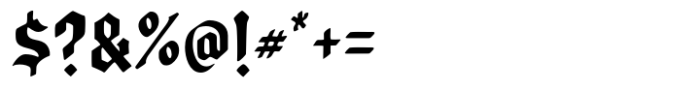 Soark Regular Font OTHER CHARS
