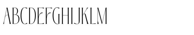 Sobotia Thin Font UPPERCASE