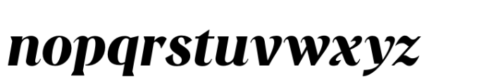 Sobria Bold Italic Font LOWERCASE