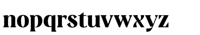 Sobria Bold Font LOWERCASE