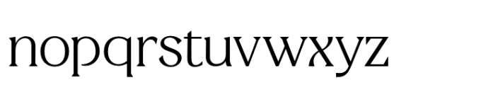 Sobria Light Font LOWERCASE
