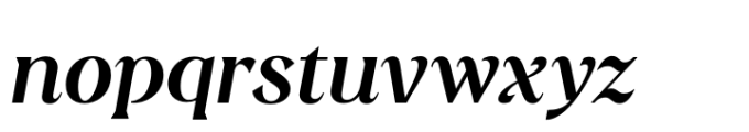 Sobria Medium Italic Font LOWERCASE