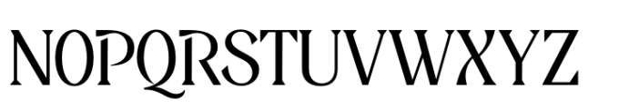 Sobria Regular Font UPPERCASE