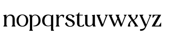 Sobria Regular Font LOWERCASE