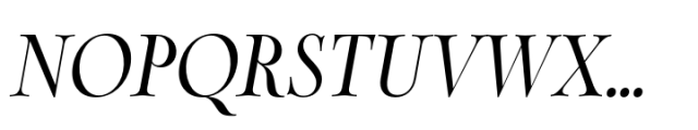 Sociato Condensed Regular Italic Font UPPERCASE