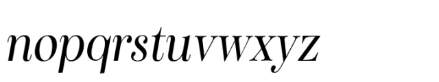 Sociato Condensed Regular Italic Font LOWERCASE