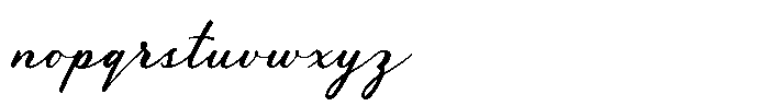Society Font LOWERCASE