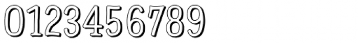 Sofa Serif Hand Mono Inverse Font OTHER CHARS