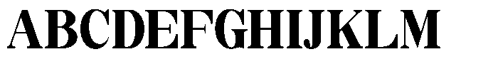 Soffline Black Condensed Font UPPERCASE