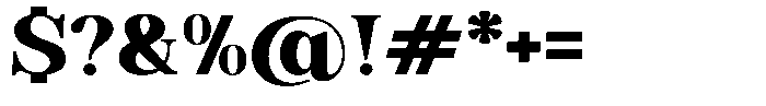Soffline Black Expanded Font OTHER CHARS