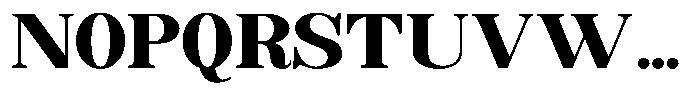 Soffline Black Expanded Font UPPERCASE