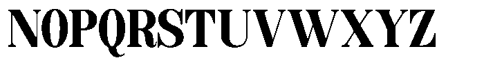 Soffline Black Extra Condensed Font UPPERCASE