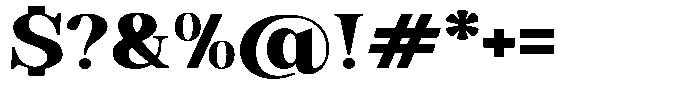 Soffline Black Extra Expanded Font OTHER CHARS
