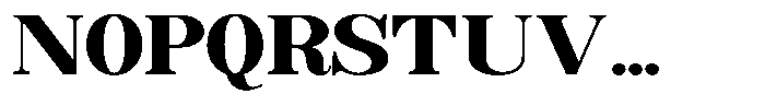 Soffline Black Extra Expanded Font UPPERCASE