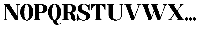 Soffline Black Semi Condensed Font UPPERCASE
