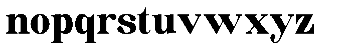 Soffline Black Semi Condensed Font LOWERCASE