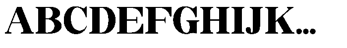 Soffline Black Semi Expanded Font UPPERCASE