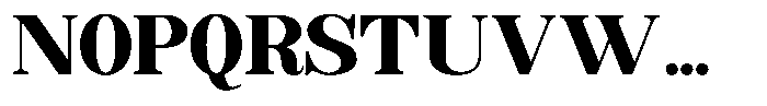 Soffline Black Semi Expanded Font UPPERCASE
