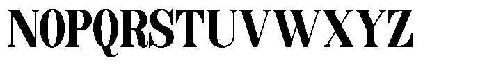 Soffline Black Ultra Condensed Font UPPERCASE