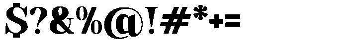 Soffline Black Font OTHER CHARS