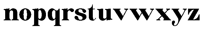 Soffline Black Font LOWERCASE