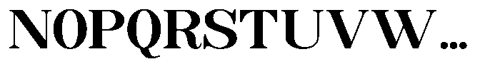 Soffline Bold Expanded Font UPPERCASE