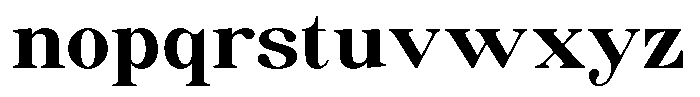 Soffline Bold Expanded Font LOWERCASE