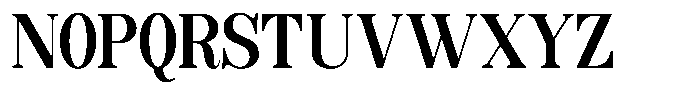 Soffline Bold Extra Condensed Font UPPERCASE