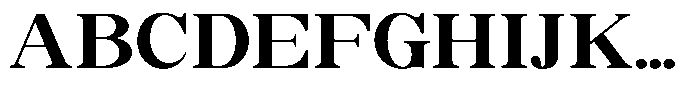 Soffline Bold Extra Expanded Font UPPERCASE