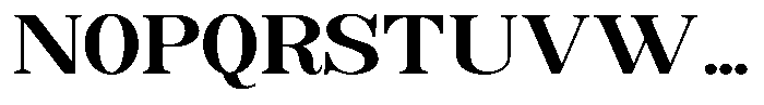 Soffline Bold Extra Expanded Font UPPERCASE