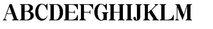 Soffline Bold Semi Condensed Font UPPERCASE