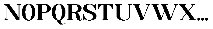 Soffline Bold Semi Expanded Font UPPERCASE