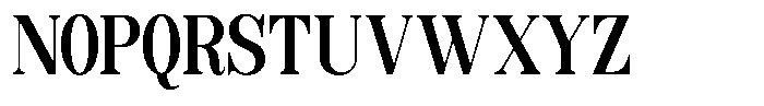 Soffline Bold Ultra Condensed Font UPPERCASE