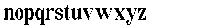 Soffline Bold Ultra Condensed Font LOWERCASE