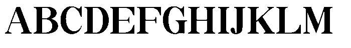 Soffline Bold Font UPPERCASE