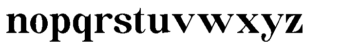 Soffline Bold Font LOWERCASE